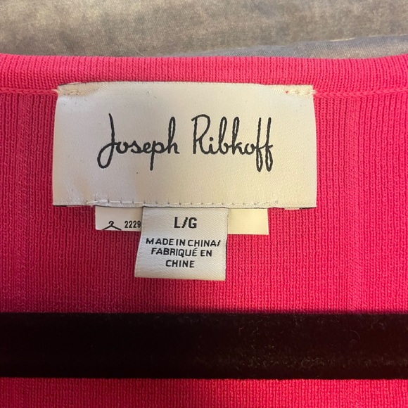 Joseph Ribkoff Car Wash Fuchsia Sweater size L - Picture 3 of 9